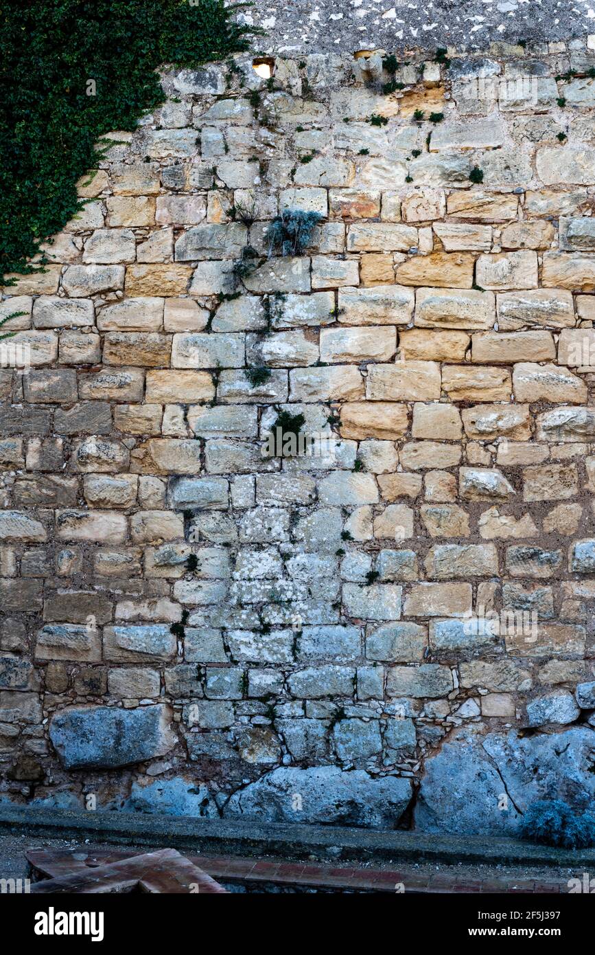 Roman wall of Tarragona, Tarraco, Catalonia, Spain. UNESCO World