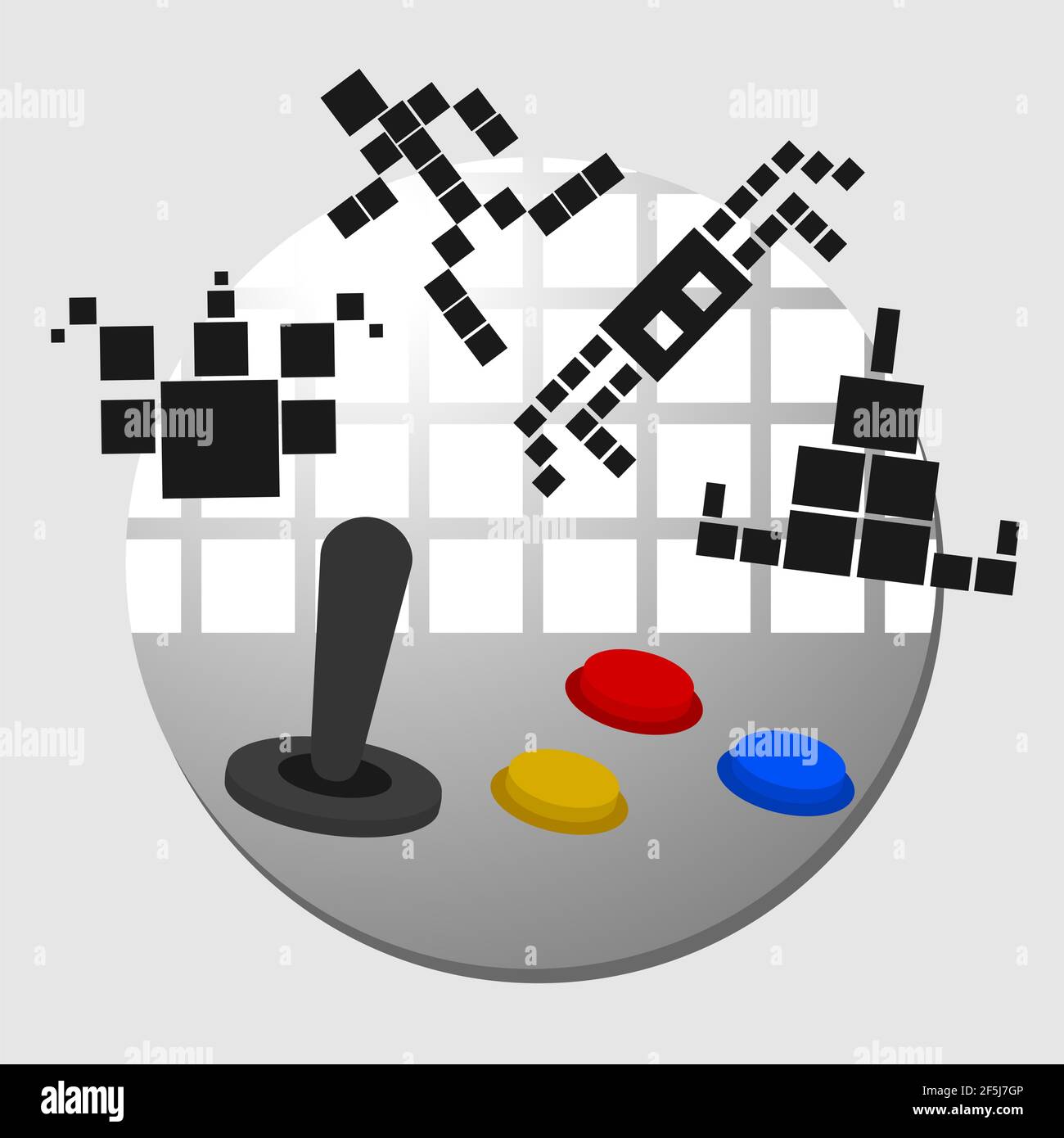 Arcade play Stock Vector