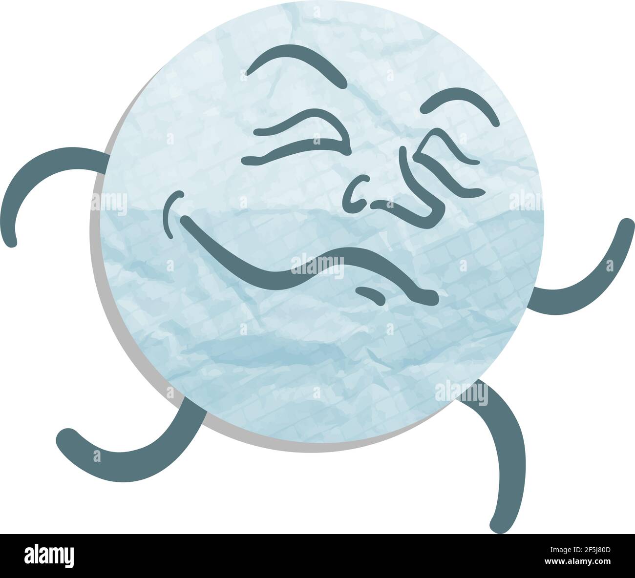 Walk ball Stock Vector