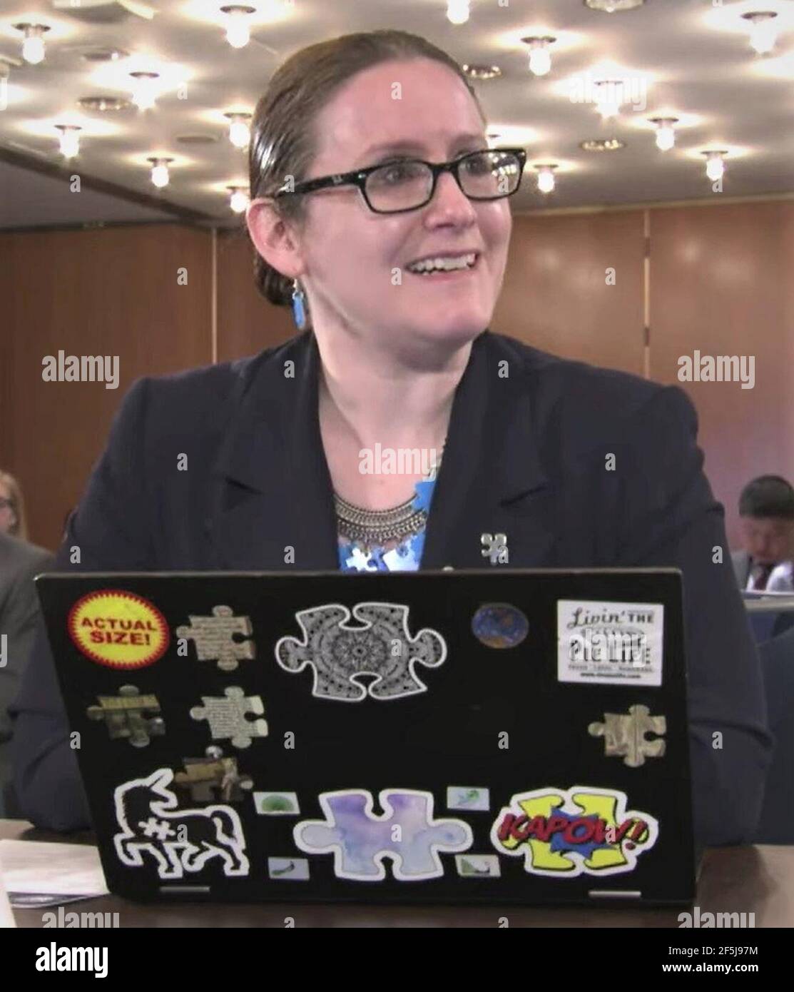 Rebecca at Section 512 Study Roundtable Stock Photo Alamy