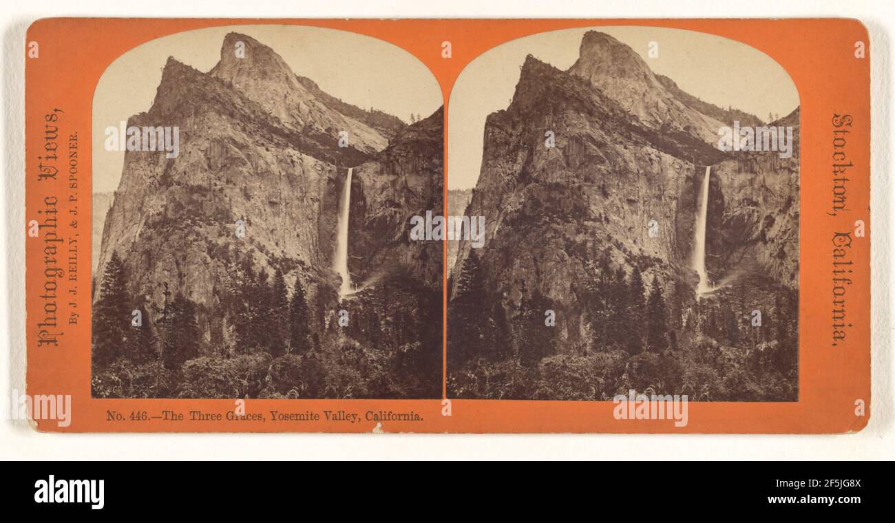 The Three Graces, Yosemite Valley, California.. Reilly & Spooner Stock