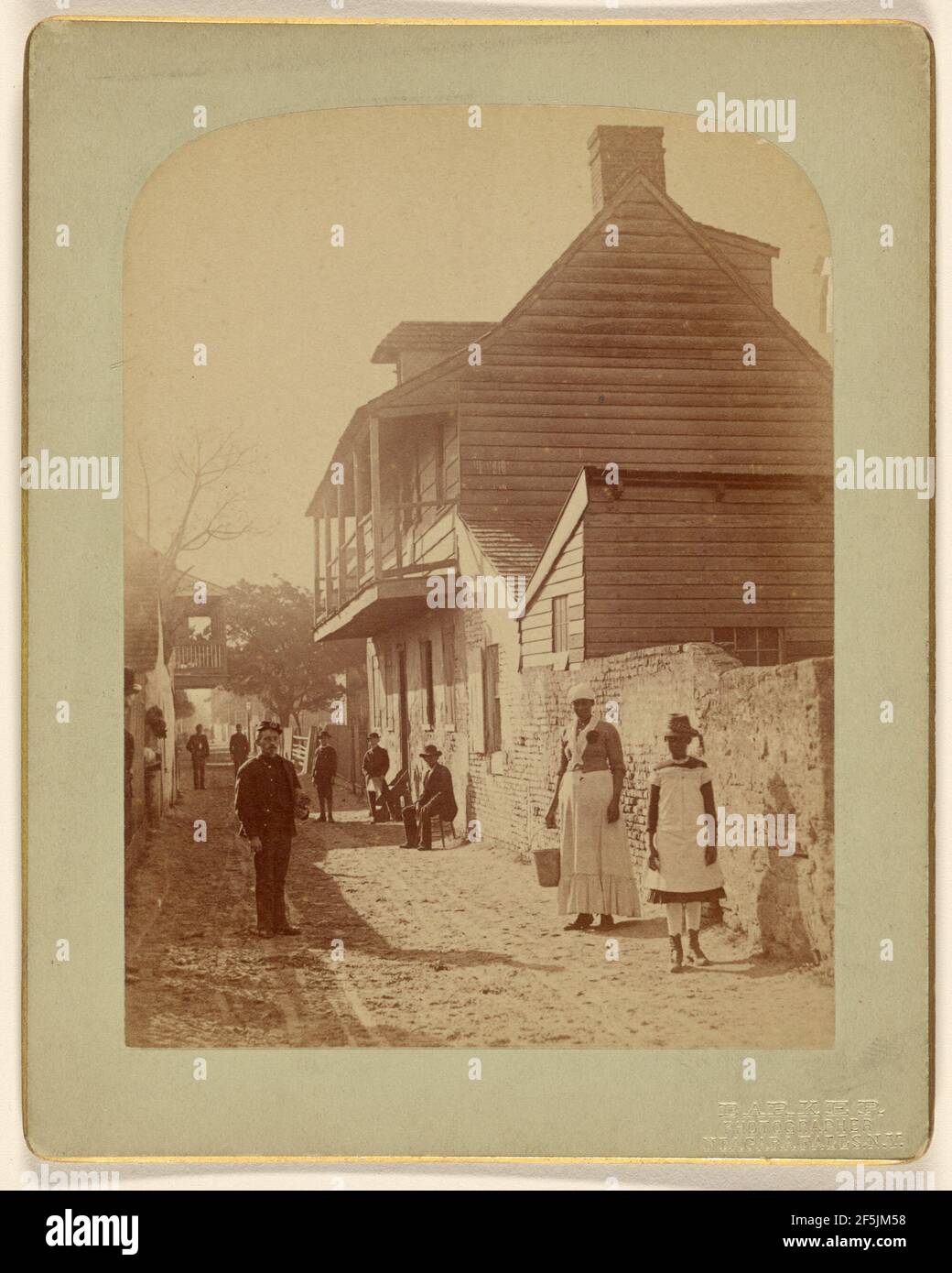 Street scene, Niagara Falls, New York. Barker (American, 1844