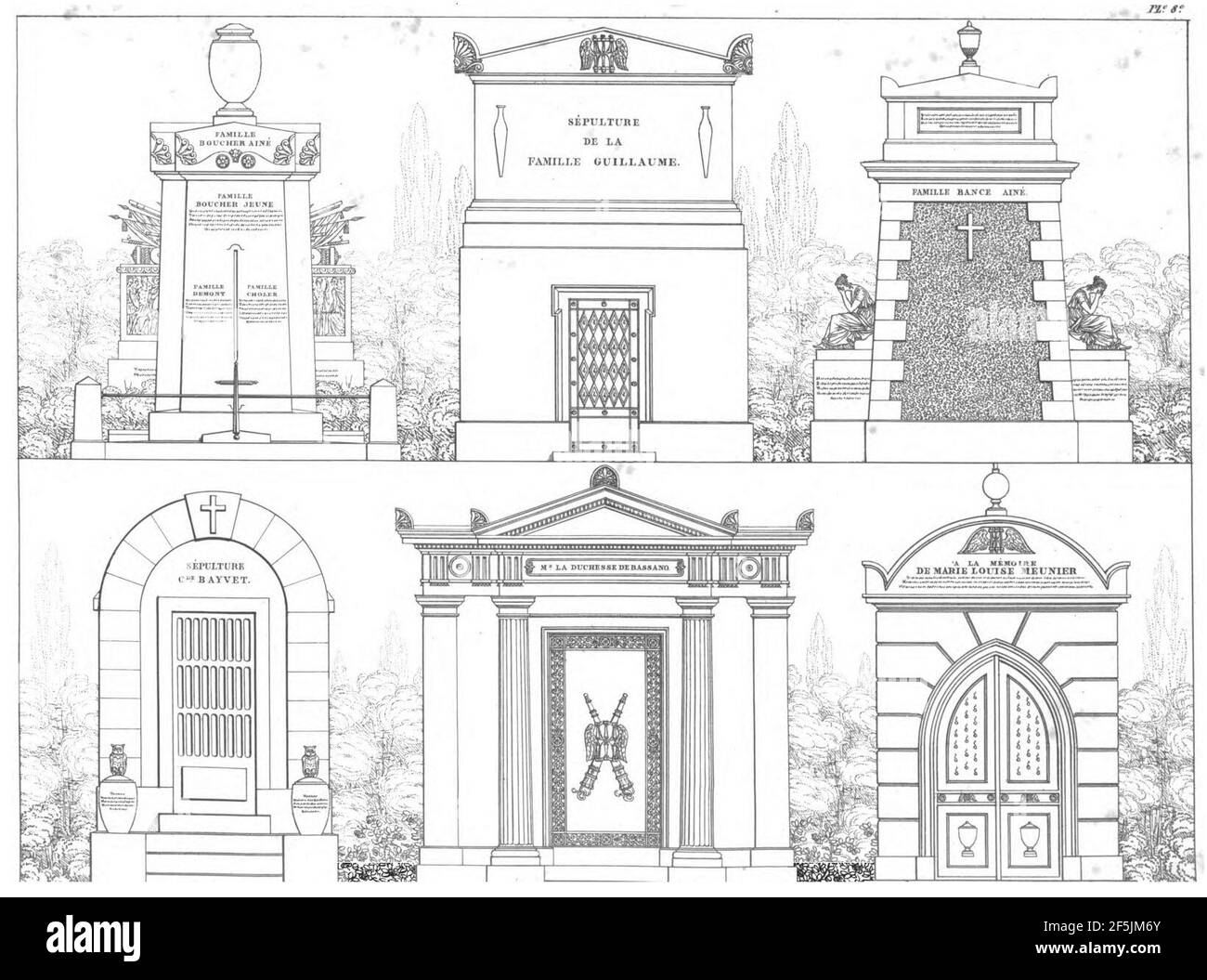 Quaglia Le Pere Lachaise Ou Recueil De Dessins Des Principaux Monuments De Ce Cimetiere Planche 8 Stock Photo Alamy Quaglia Le Pere Lachaise Ou Recueil De Dessins Des Principaux Monuments De Ce Cimetiere Planche 8 Stock Photo Alamy