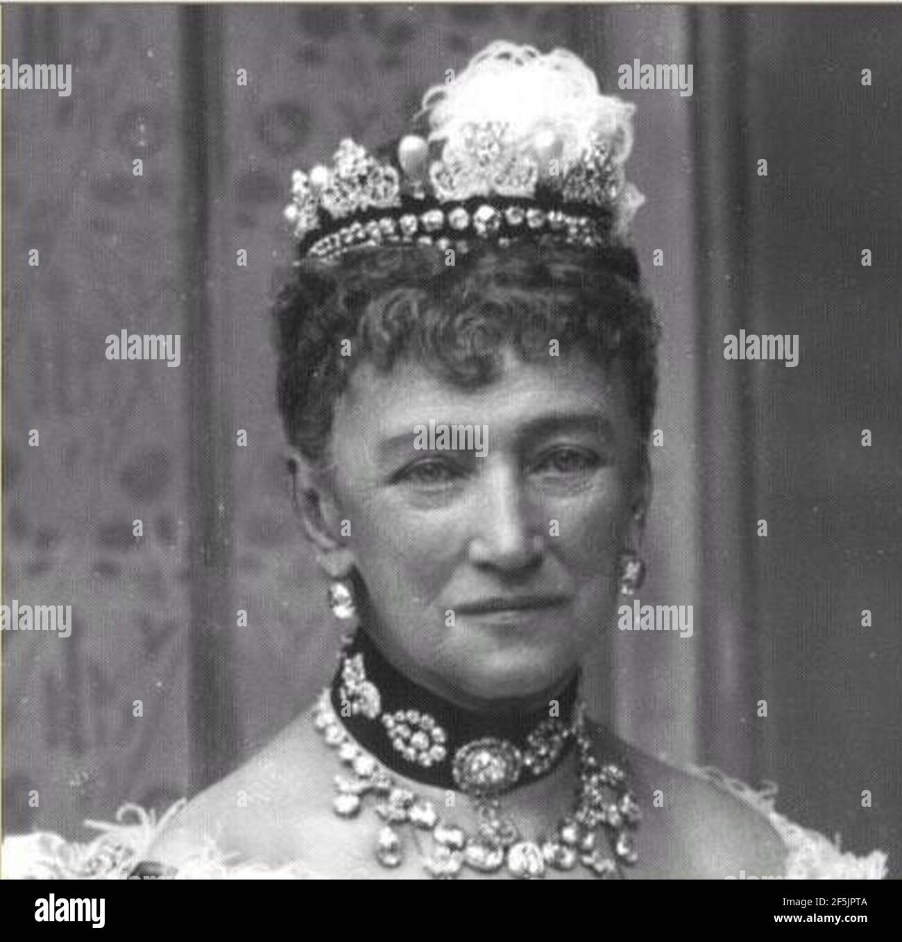 Queen Louise of Denmark (1817-1898), née Louise Wilhelmine Friederike Caroline Auguste Julie of Hesse-Cassel. Stock Photo