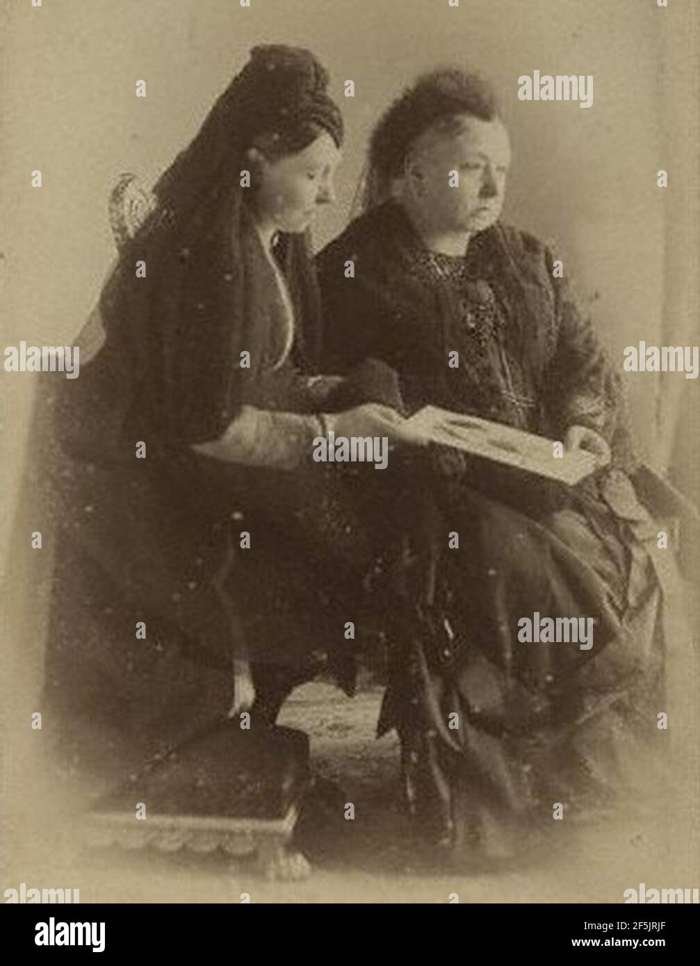queen-victoria-and-princess-royal-1888-stock-photo-alamy