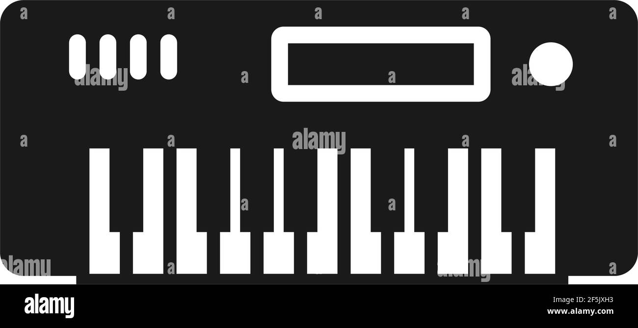 Piano icon design template vector illustration Stock Vector