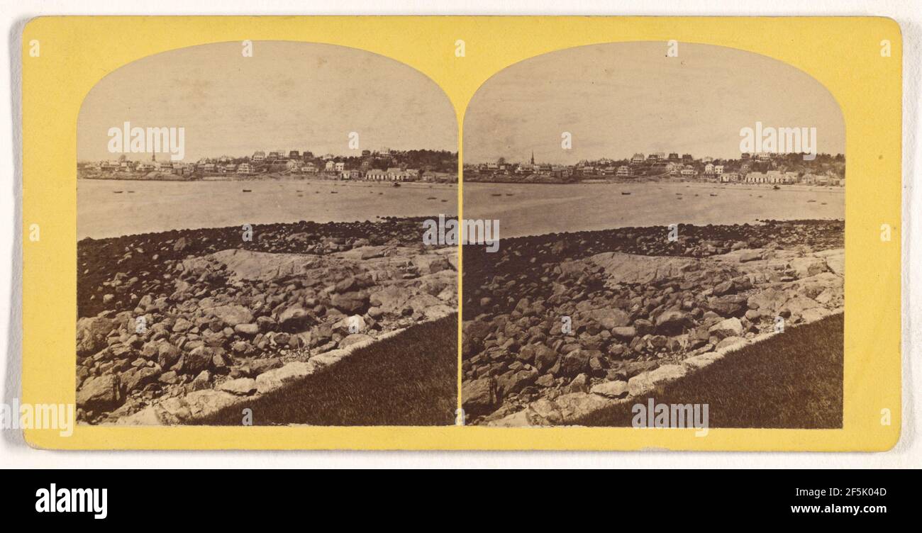 Swampscott From The Lincoln House.. William T. Webster (American, active Lynn, Massachusetts 1870s) Stock Photo