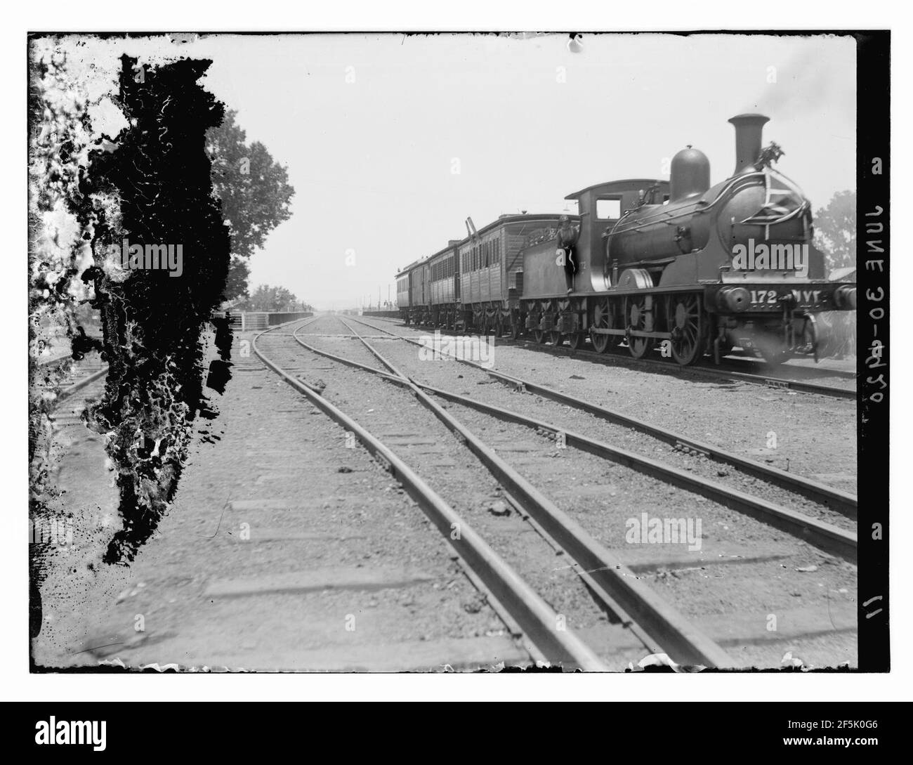 R.R. (i.e., railroad) train, June 30, 1920 Stock Photo
