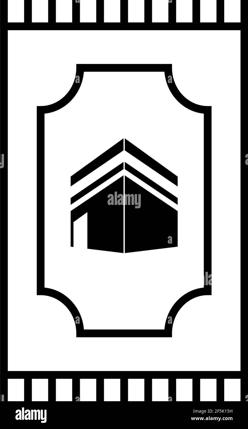 Prayer mat icon design template vector illustration Stock Vector Image