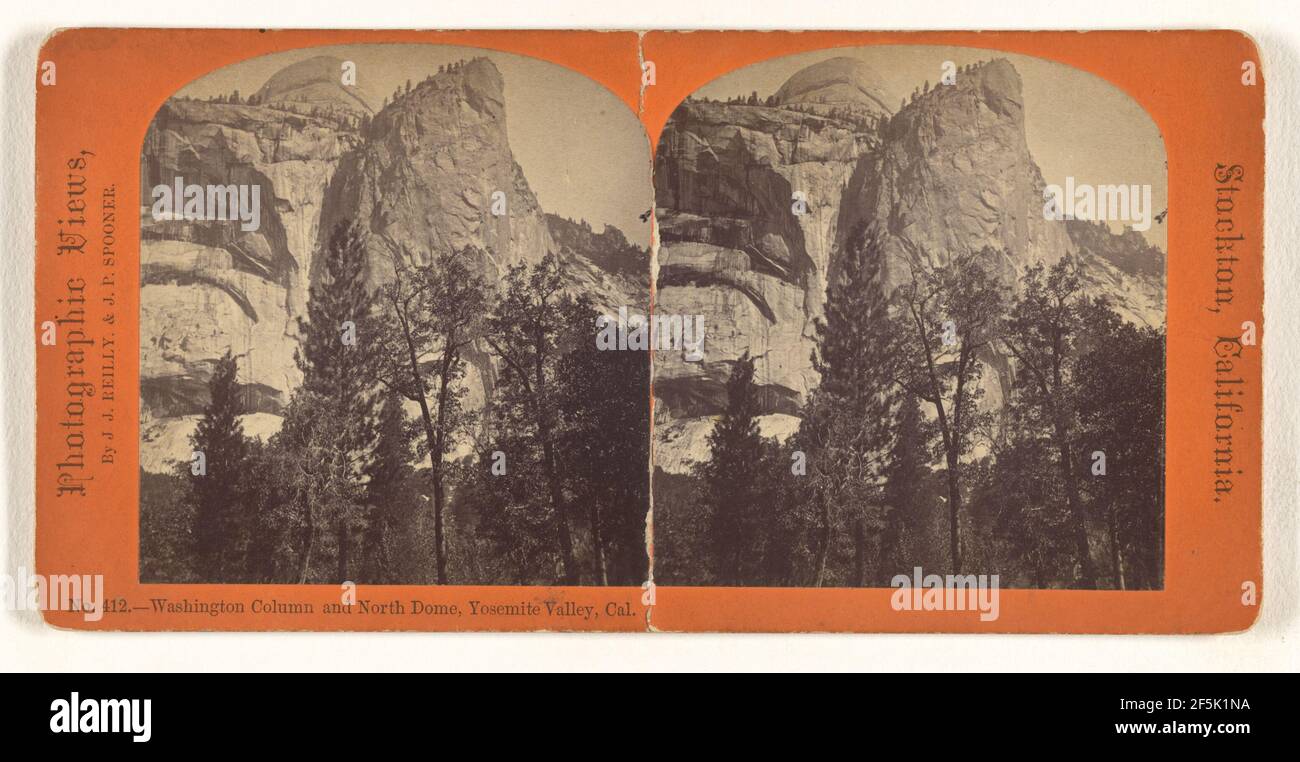 Washington Column and North Dome, Yosemite Valley, Cal.. Reilly