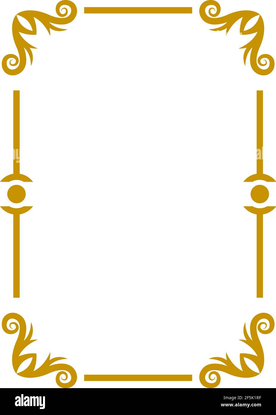 Decorative frame icon design template vector illustration Stock Vector ...