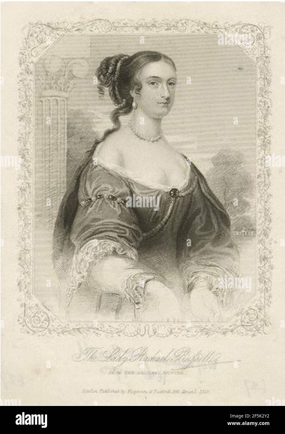 Rachel Wriothesley Lady Russell. Stock Photo