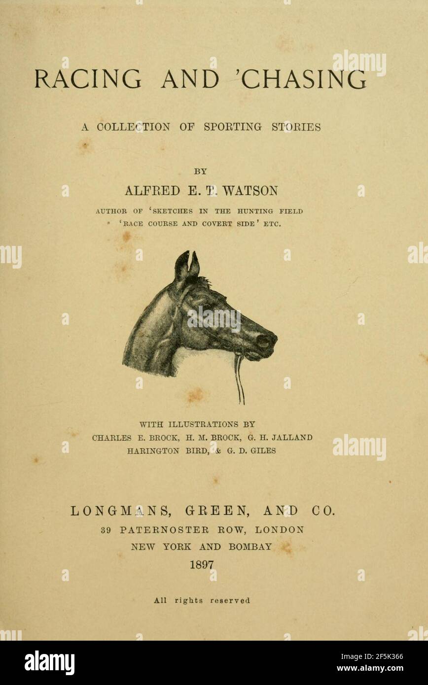 Racing and 'chasing Stock Photo - Alamy