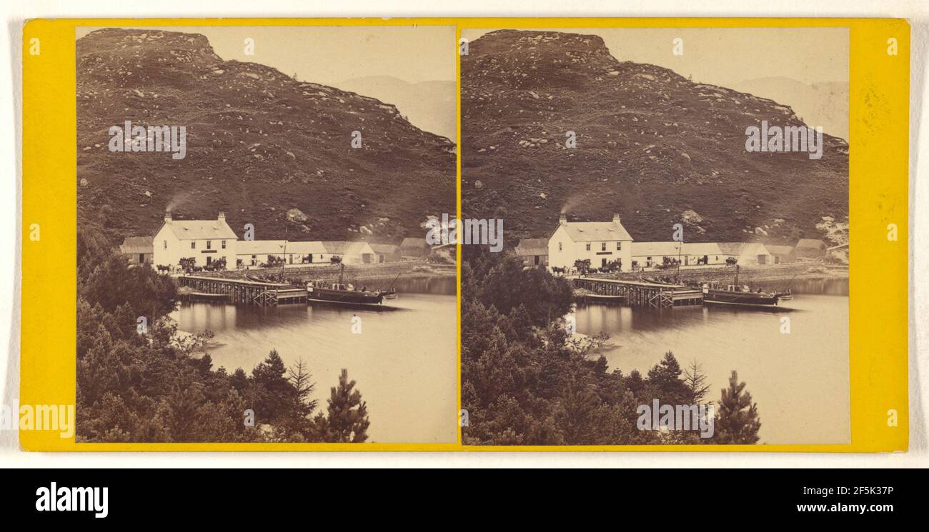 Stronachlachar, Loch Katrine.. George Washington Wilson (Scottish, 1823 - 1893) Stock Photo