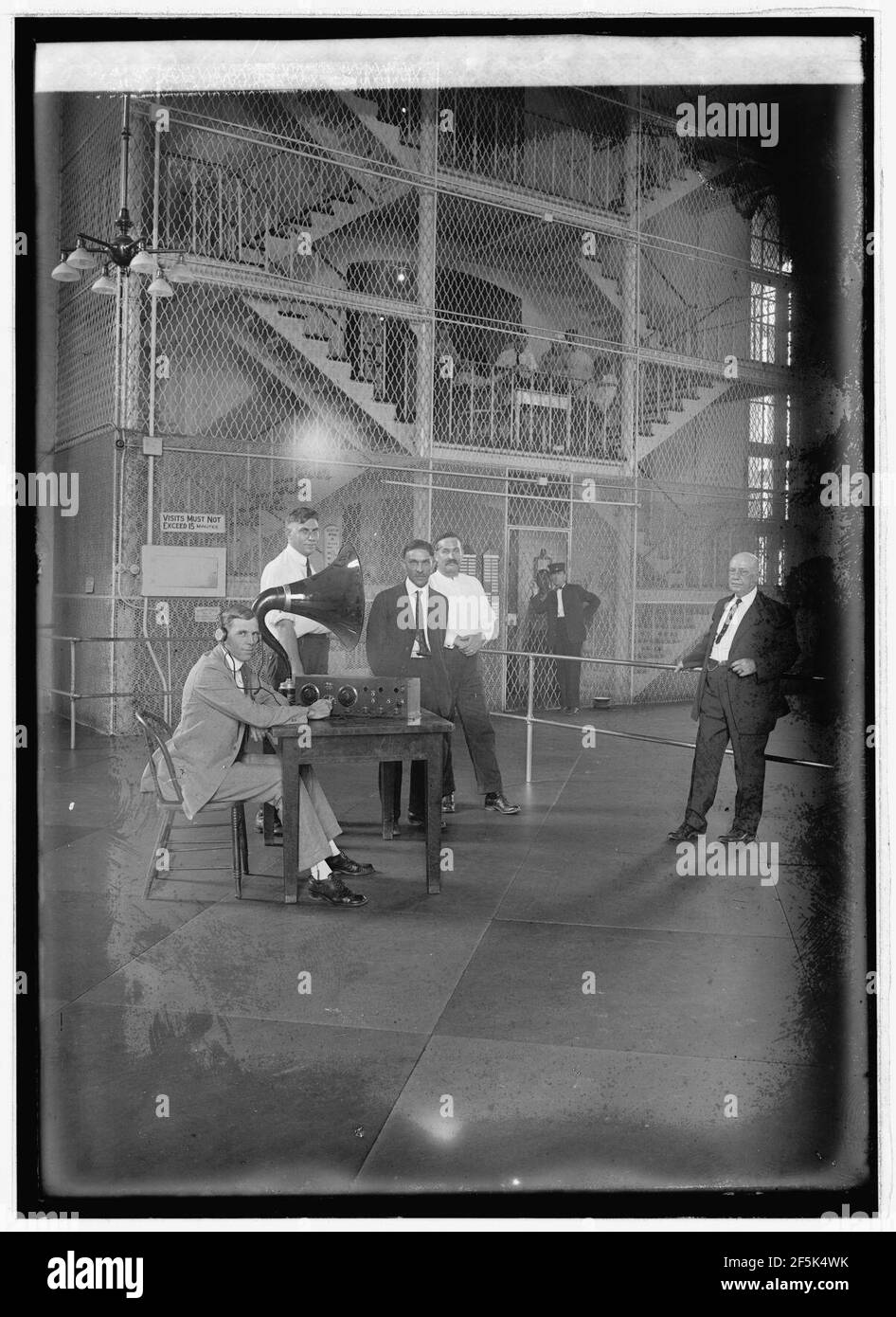 Radio in the jail Stock Photo Alamy