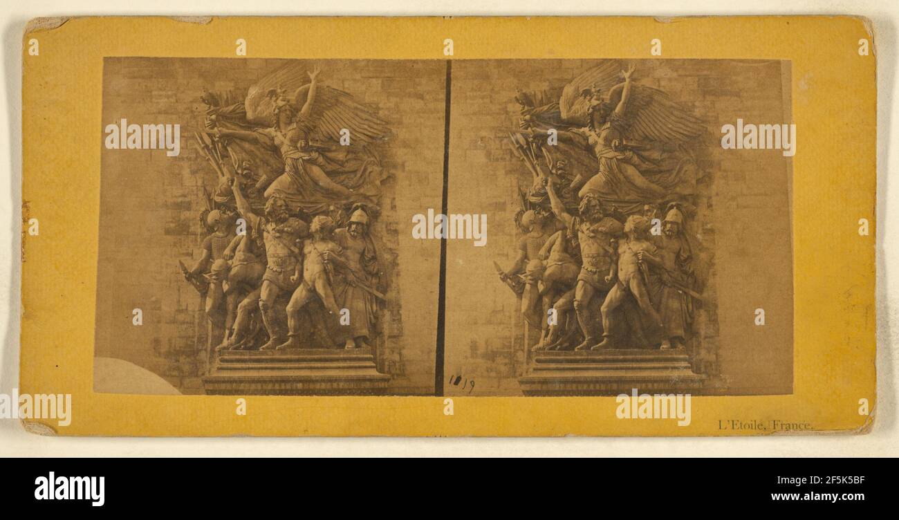 Sculptures on the Arch of Triumph, Paris. Attributed to Frederick