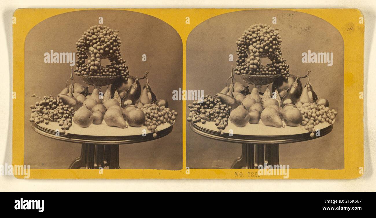 Table full of fruits. Benjamin West Kilburn (American, 1827 1909