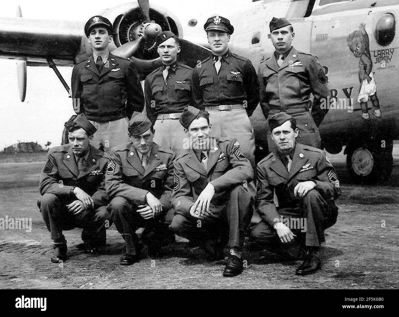 RAF Attlebridge - 466th Bombardment Group - Crew 680. Stock Photo