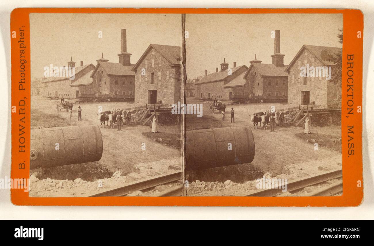 Shovel Works. North Easton, Mass.. Lysander B. Howard (American, 1830