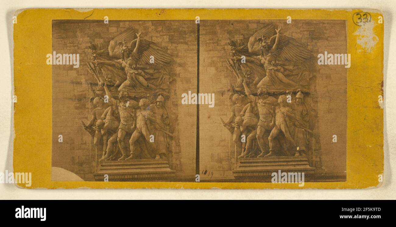 Sculptures on the Arch of Triumph, Paris. Attributed to Frederick