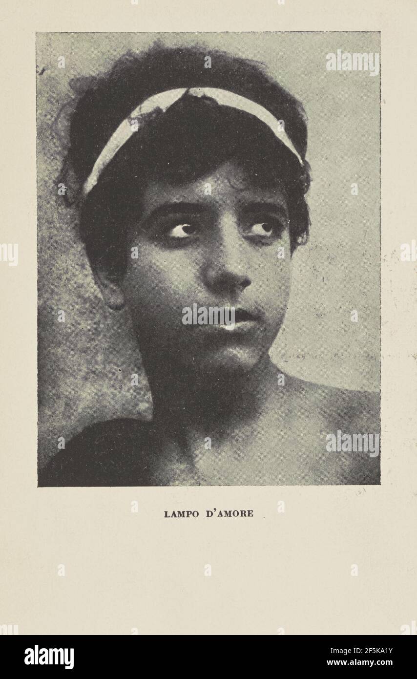 Lampo d'Amore. Baron Wilhelm von Gloeden (German, 1856 - 1931) Stock Photo