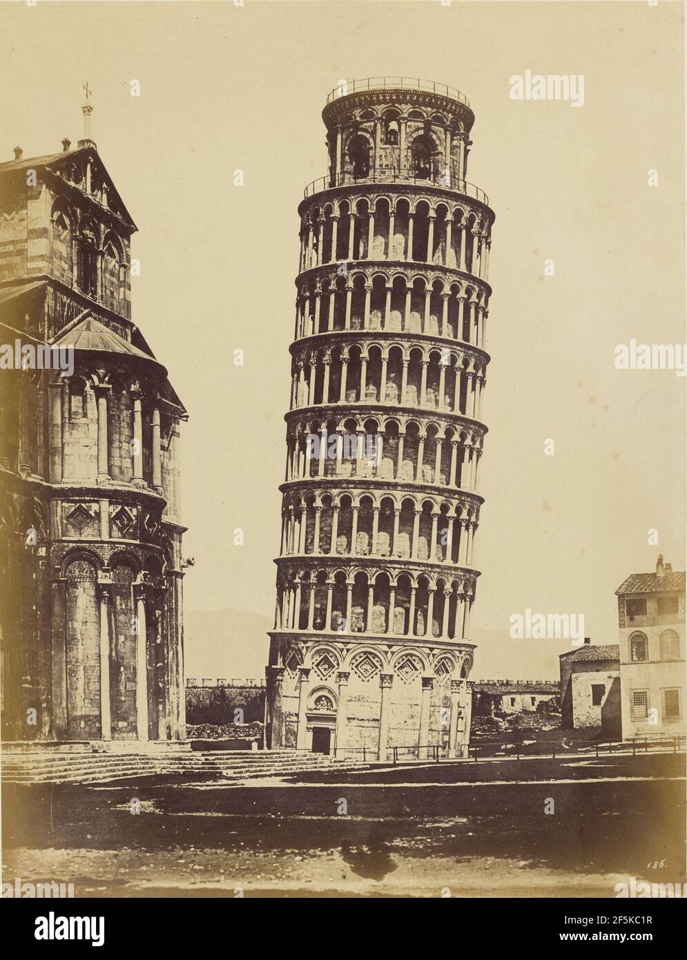 Leaning Tower of Pisa. Fratelli Alinari (Italian, founded 1852) Stock Photo
