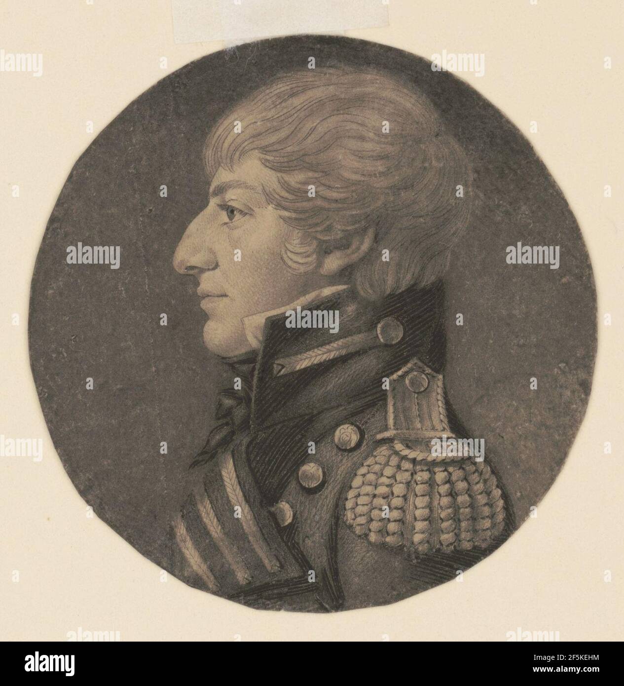 Ralph Izard II, head-and-shoulders portrait, left profile Stock Photo