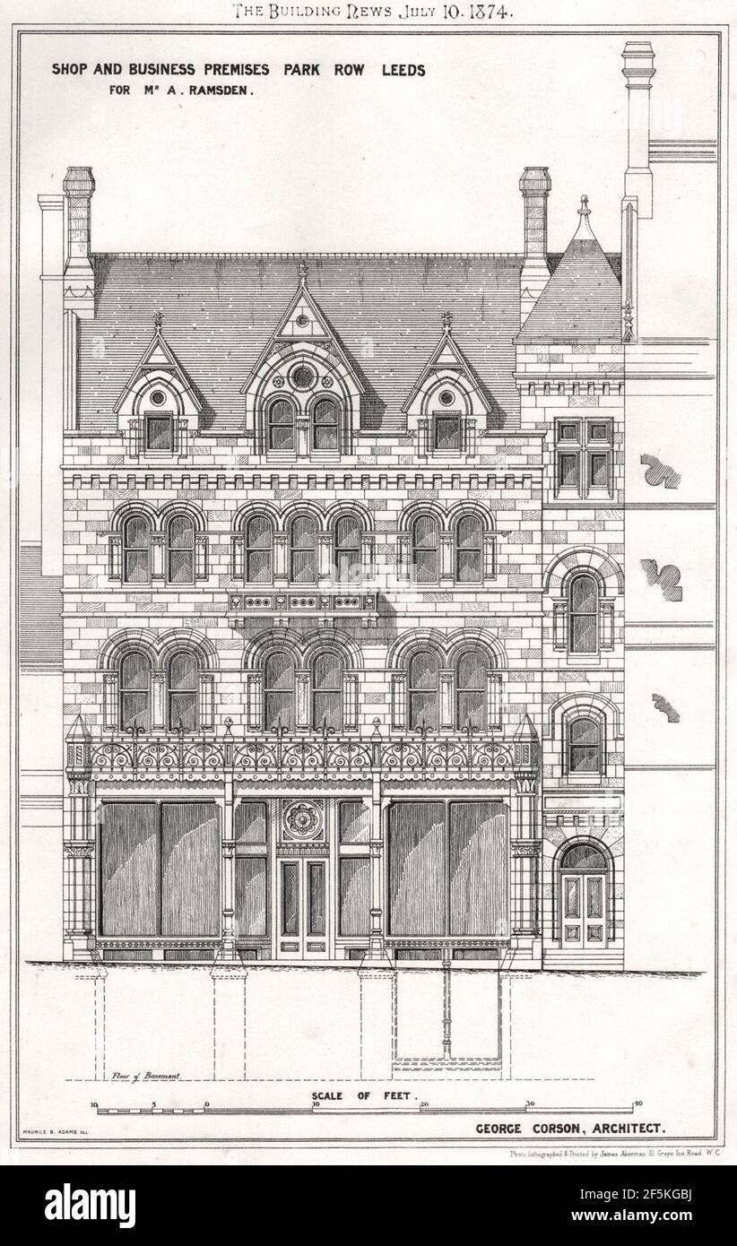 Leeds park row hires stock photography and images Alamy