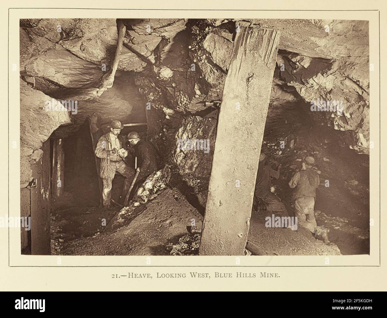 Heave, Looking West, Blue Hills Mine. John Charles Burrow (British