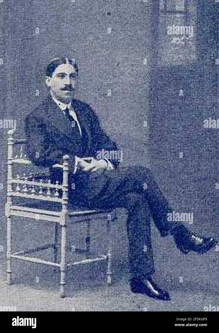 Ramón Villarino de Saa 1915. Stock Photo