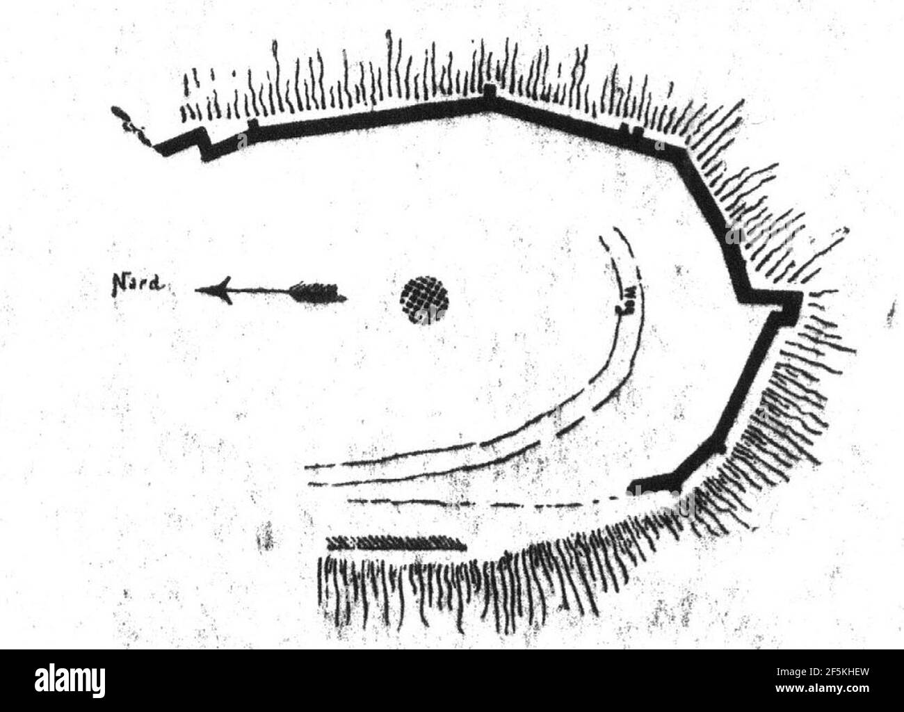 Randeck Pfalz Lageplan Stock Photo Alamy