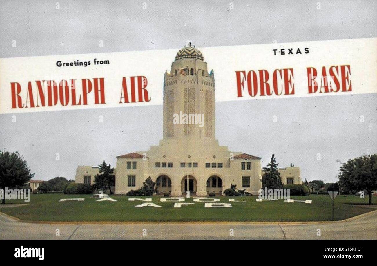 Randolph Air Force Base Greetings From Stock Photo Alamy