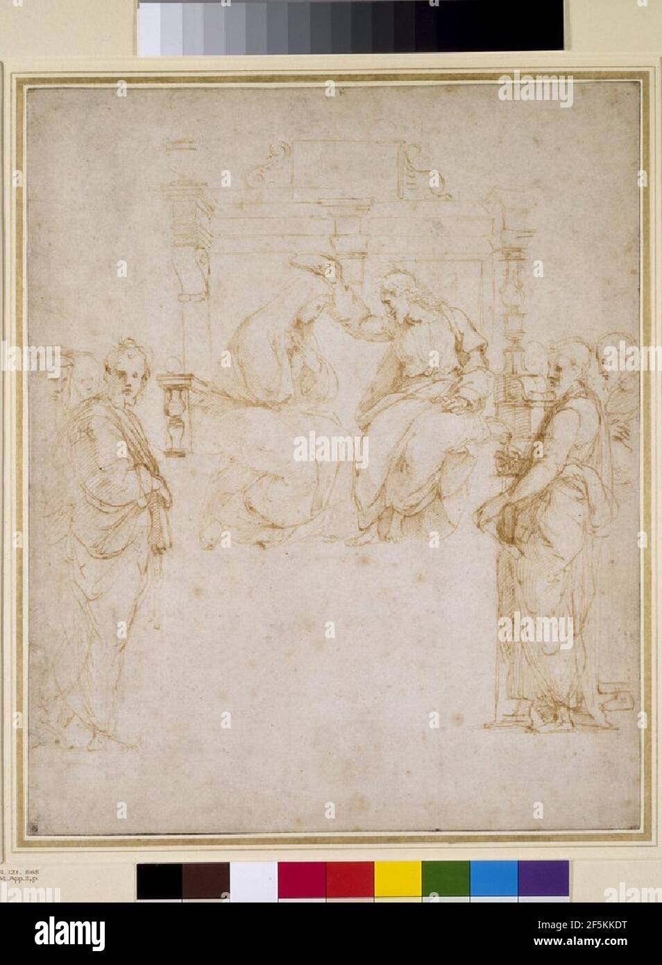 Prince Raphael Raphael - The Coronation of the Virgin, WA1846.206 Stock Photo - Alamy