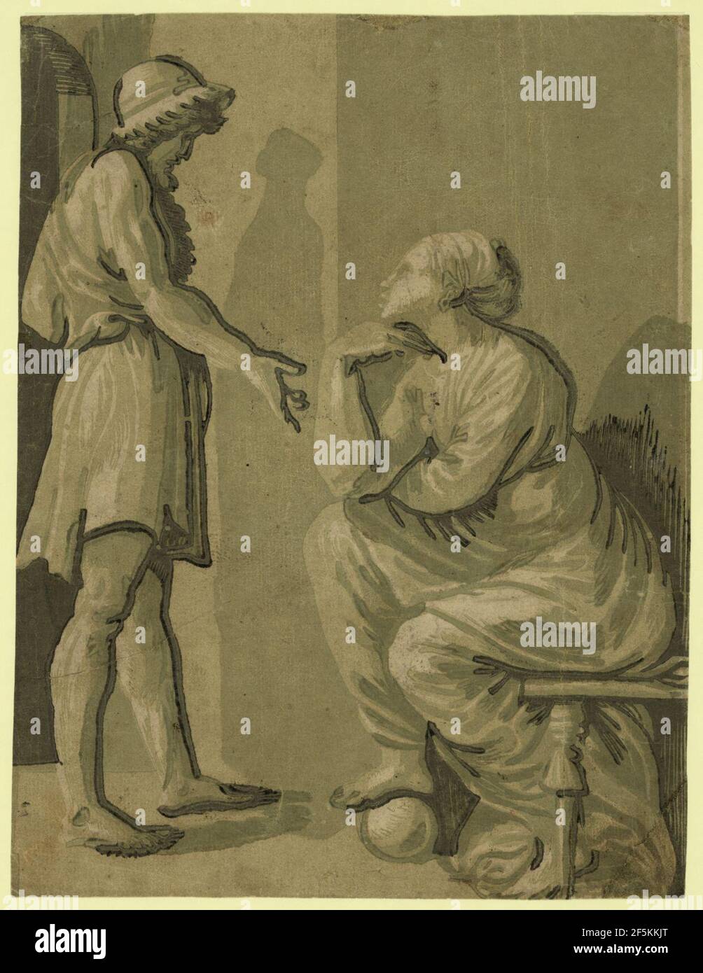 Raphael and his beloved Stock Photo - Alamy
