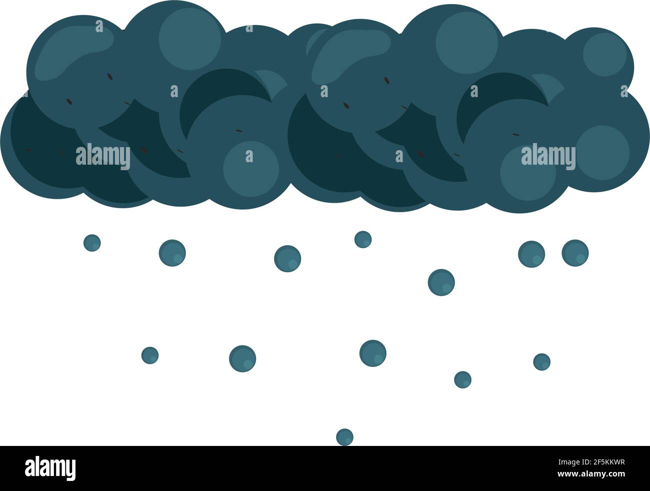cloud raindrops natural design isolated Stock Vector Image & Art - Alamy