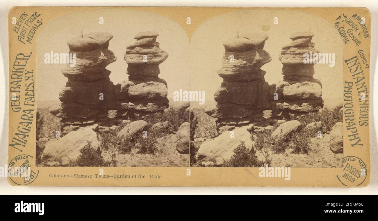 Colorado Siamese Twins Garden of the Gods.. Barker (American