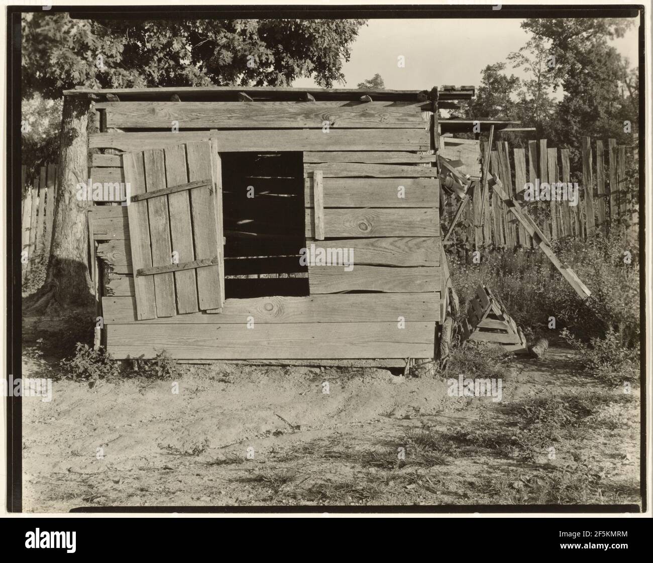 Chicken Coop on Floyd Burroughs' Farm, Hale County, Alabama. Walker