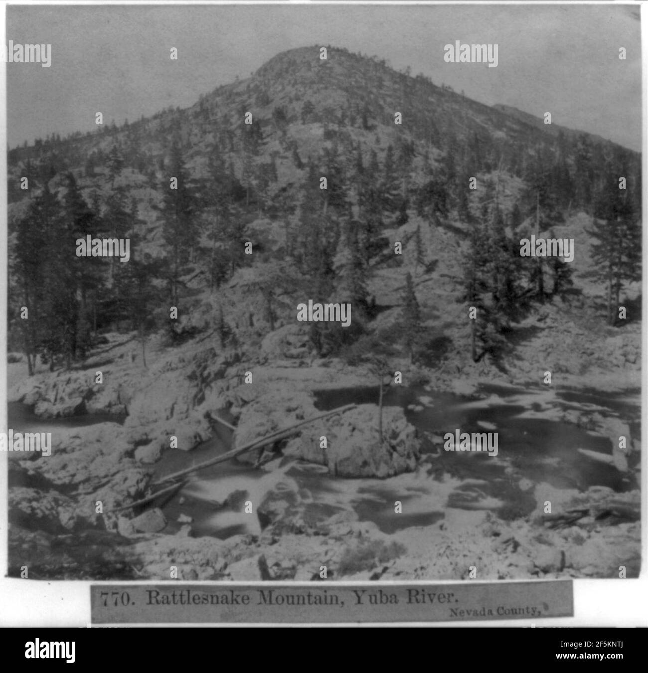 Rattlesnake Mountain, Yuba River, Nevada County Stock Photo Alamy
