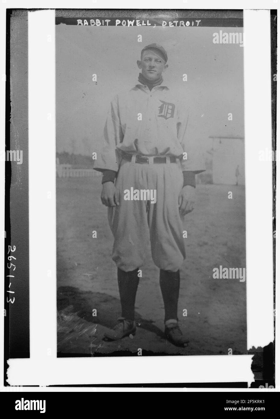 Ray ''Rabbit'' Powell, Detroit AL (baseball Stock Photo - Alamy