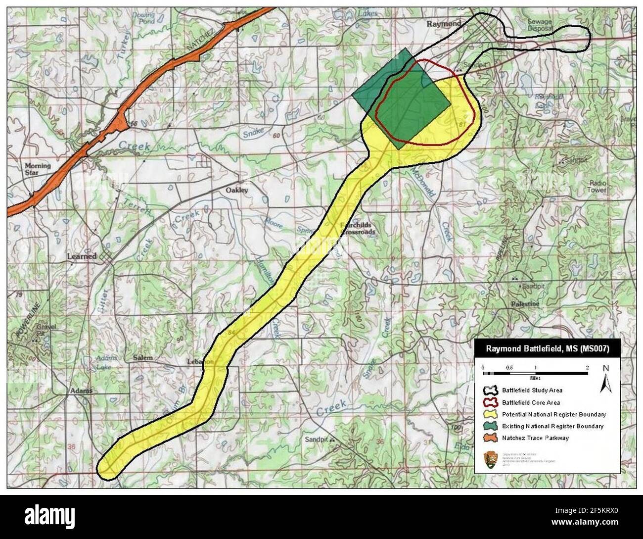 Raymond Battlefield Mississippi Stock Photo Alamy