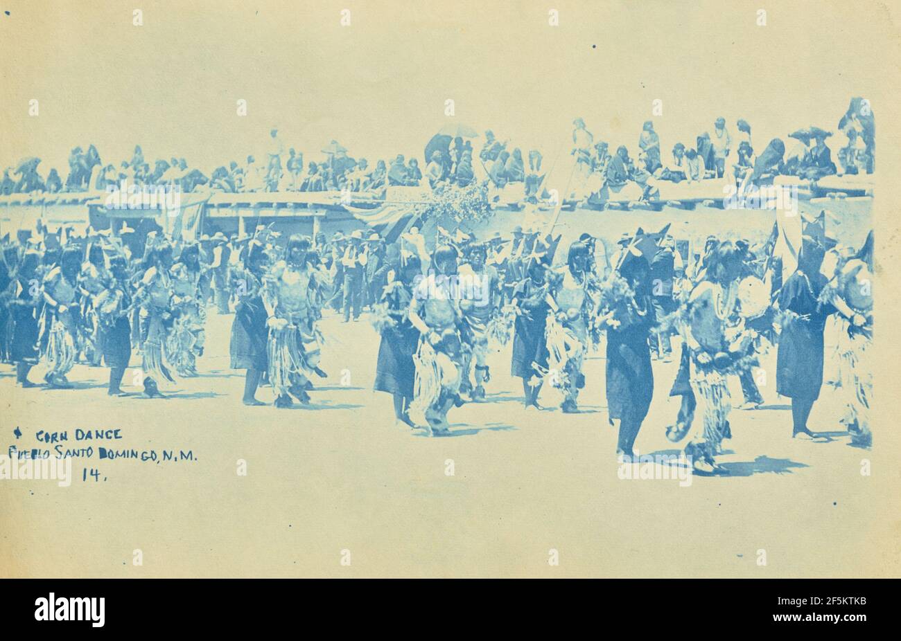 Corn Dance, Pueblo Santo Domingo, N.M.. Charles F. Lummis (American