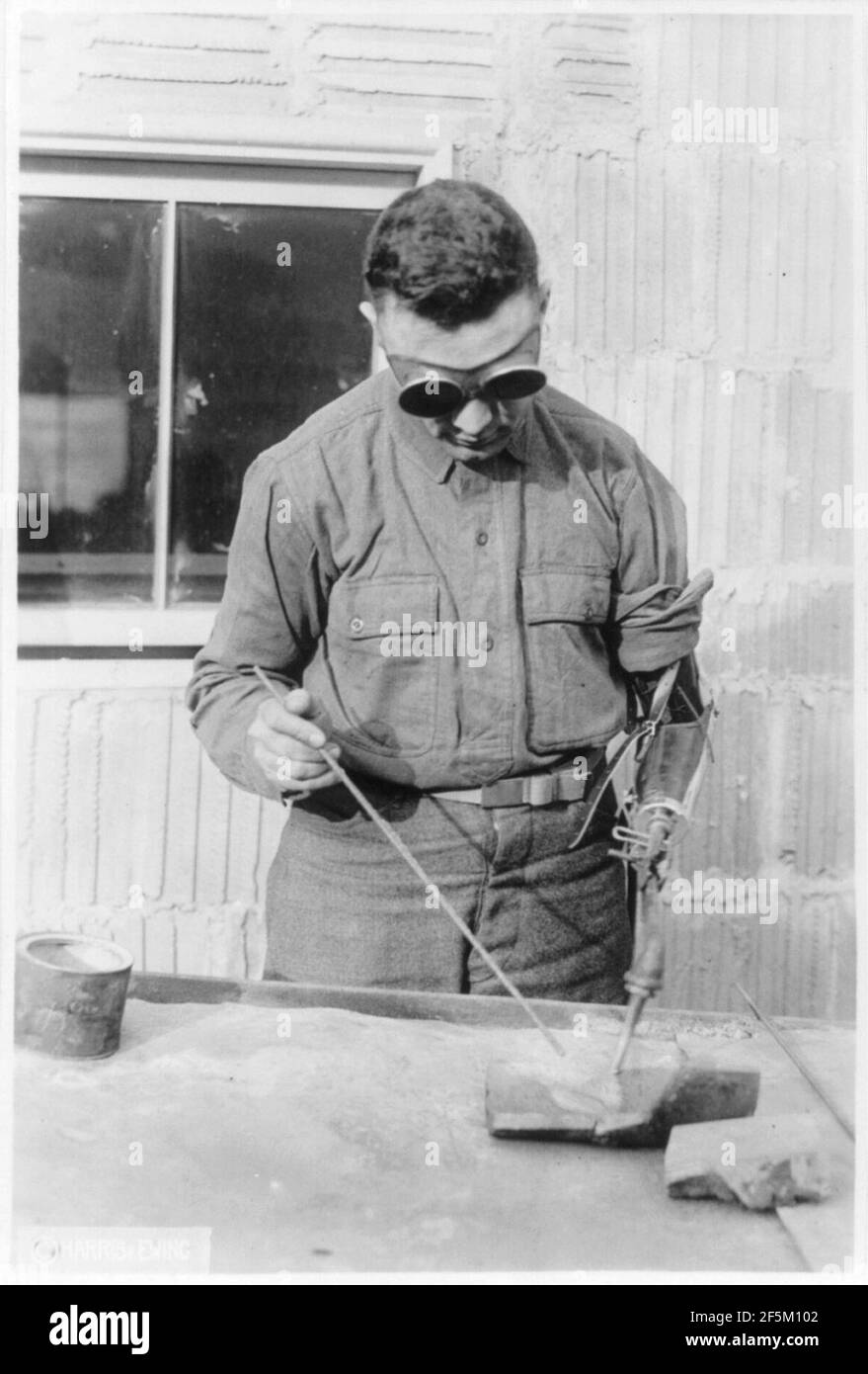 Reconstruction work Walter Reed Hospital Stock Photo Alamy