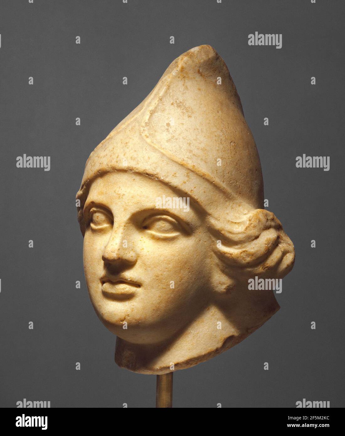 Head of an Amazon. Unknown Stock Photo - Alamy