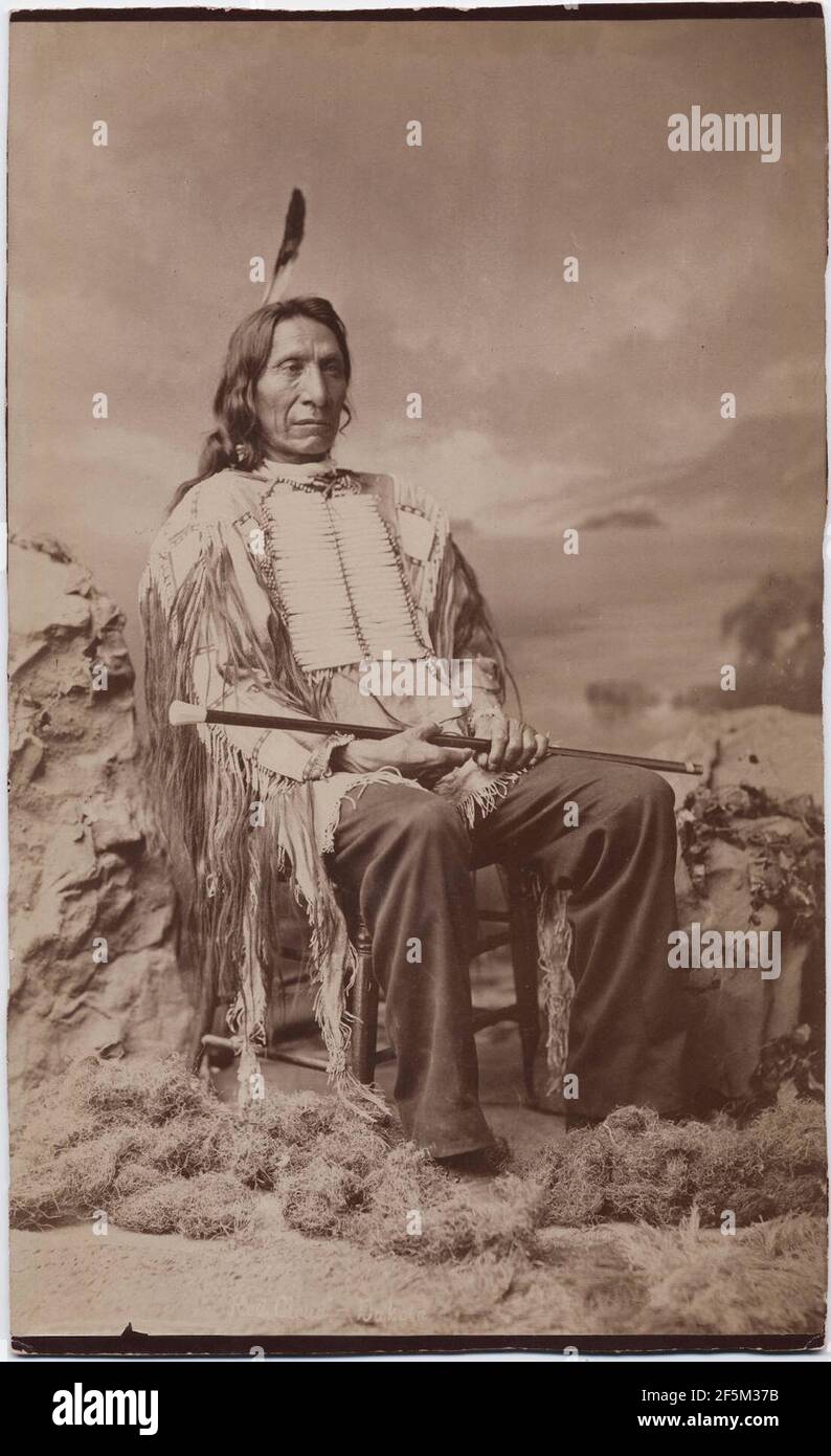 Red Cloud by John K Hillers circa 1880 Stock Photo Alamy