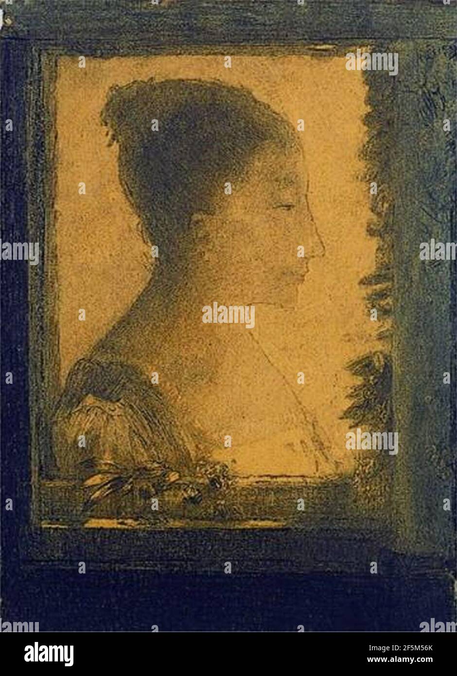 Redon - Femme à la fenêtre, WD1982-001. Stock Photo