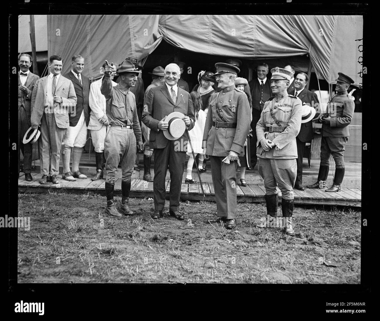 Reenactment of Pickett's Charge at the battle of Gettysburg in Pennsylvania. Smedley Butler