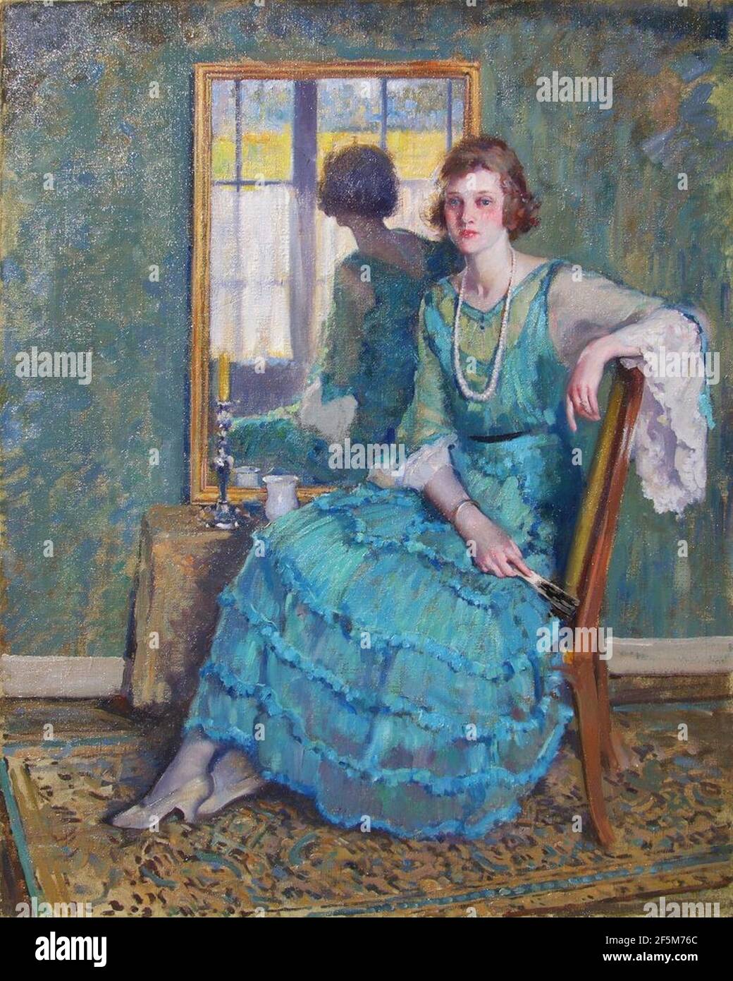 Reflection Alson S Clark 1922 Stock Photo - Alamy