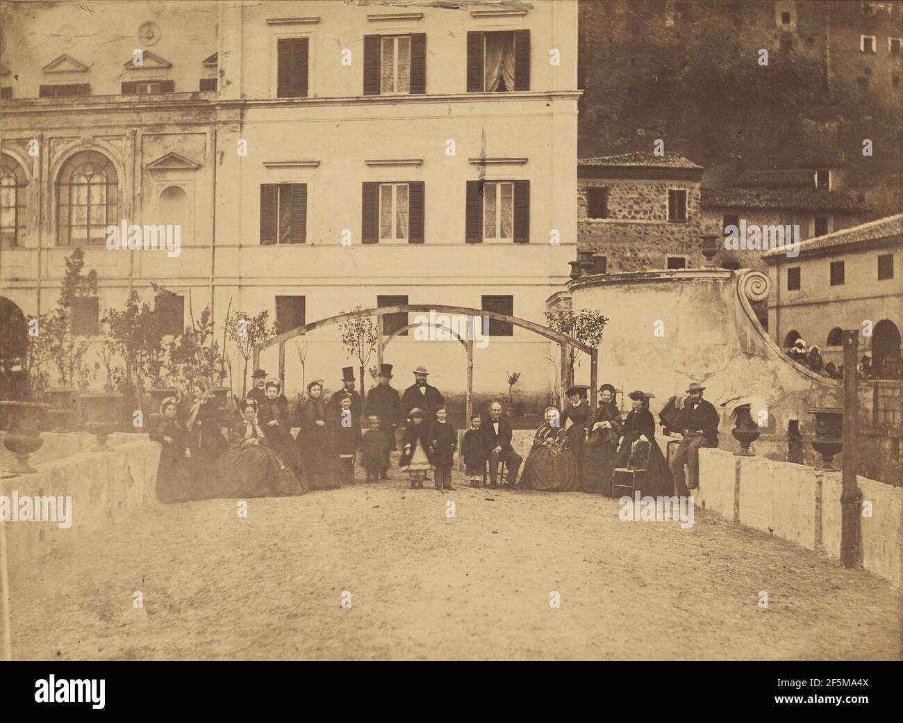 Ceccano. Altobelli & Molins (Italian, active until 1865) Stock Photo