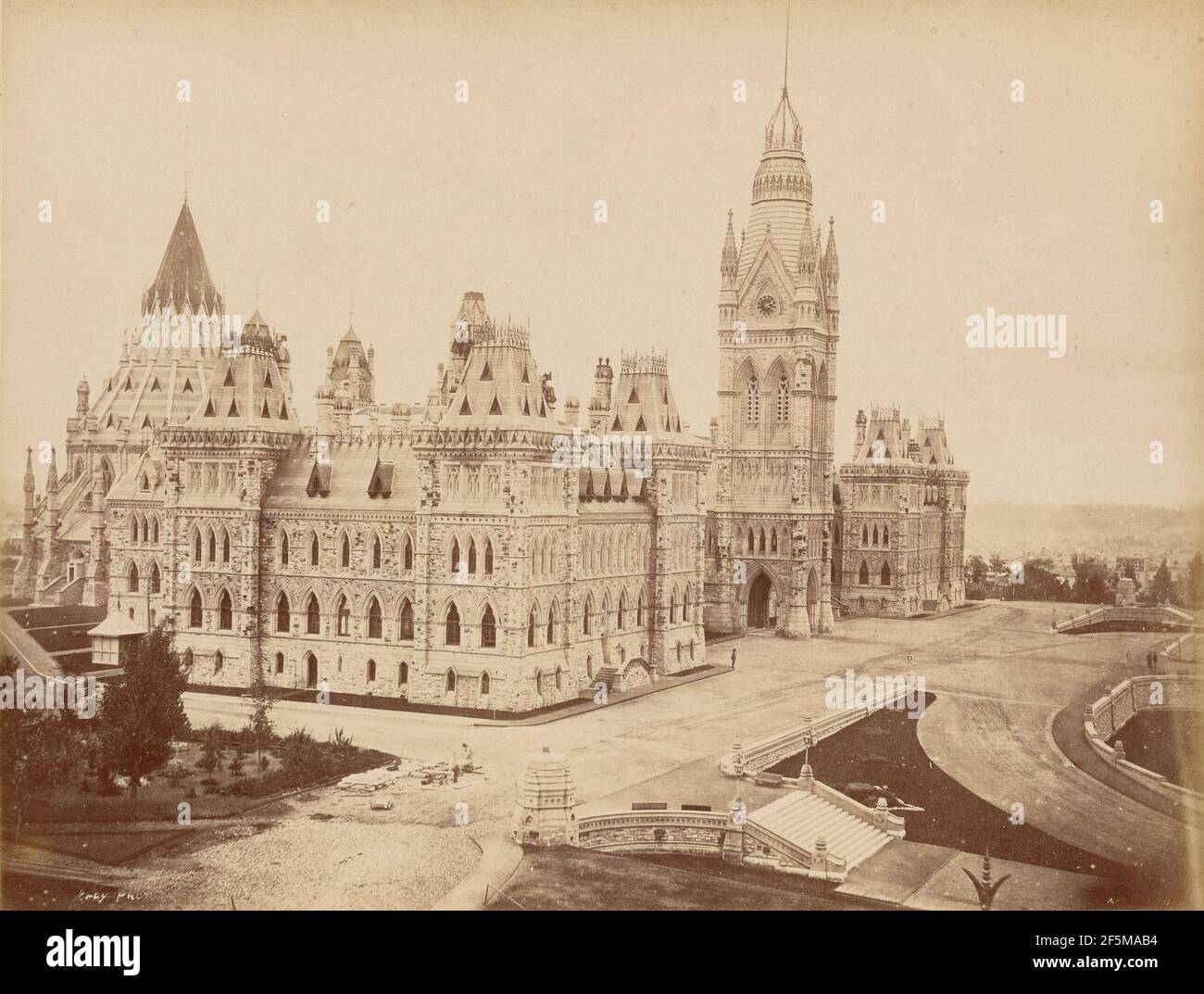 Ottawa, Palais du parlement, batiment principal. Unknown Stock Photo