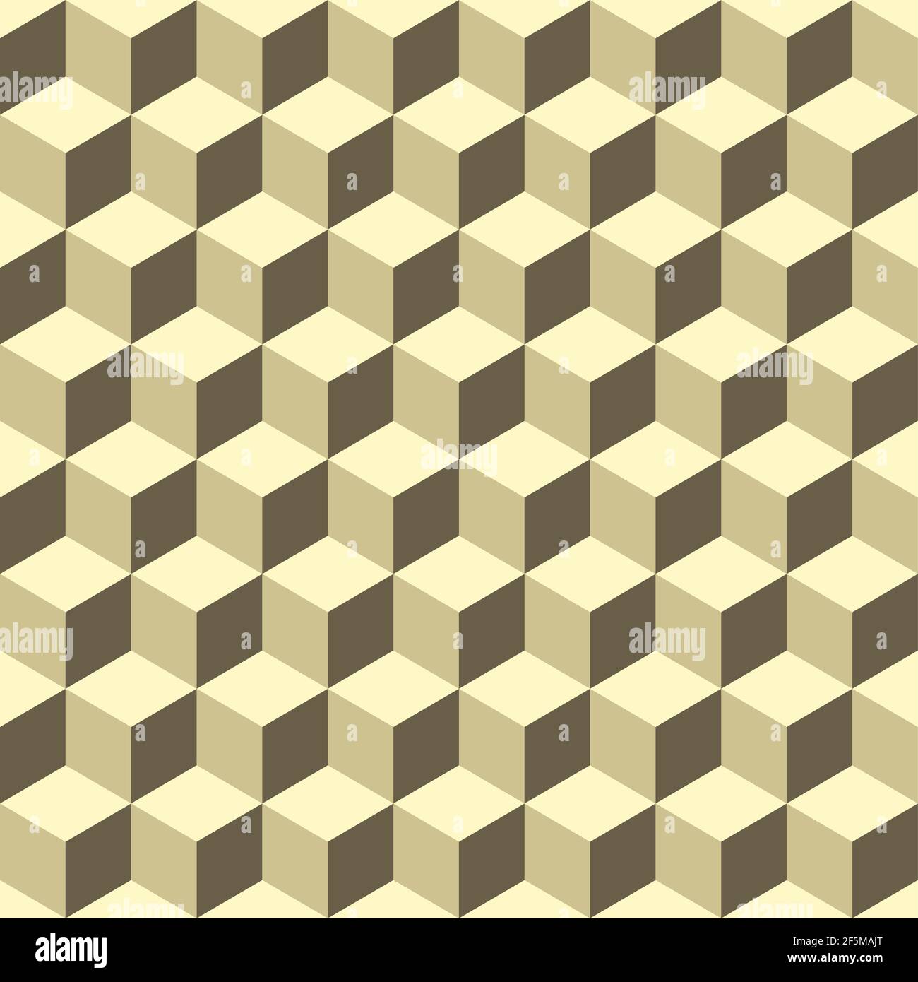 Abstract multicolored geometric cubes. Sand seamless pattern. Perfect color combination background. Stock Vector